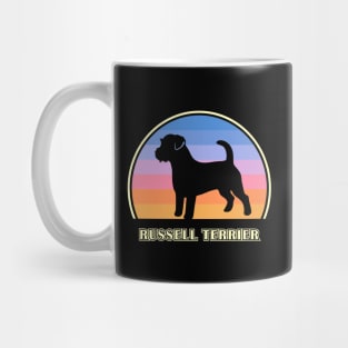 Russell Terrier Vintage Sunset Dog Mug